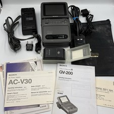 Vintage Sony GV-200 Video Walkman Video8 8mm TV VCR Recorder Open Box Complete picture