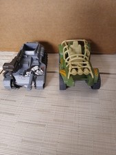 Lanard The Corps Military Vehicles Lot The Curse X-79 Tank & Sand Rat ATV Buggy picture
