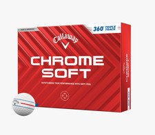 Hot Selling Callaway Golf Chrome Soft 360 Triple Track Golf Balls - White picture