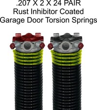 Pair Garage Torsion Springs .207 X 2