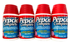 PEPCID COMPLETE 4 X 50 (200) *BERRY FLAVOR* CHEWABLE TABLETS EXP 05/28 + picture