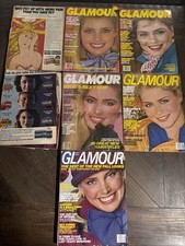 Lot of 7 Vintage Glamour Magazines 1979 & 1980 picture