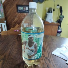 LeBron James 23 2004 SUPER RARE SEALED FULL 2 Liter Sprite Collectible NBA picture