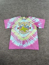 Vintage Jerry Garcia 1987 Broadway Tie Dye Shirt Large Single Stitch Deadhead NY picture