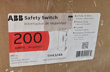 GE ABB TH4324R Heavy Duty Fusible Safety Switch 3P 200A 240V 3R Outdoor Encl New picture