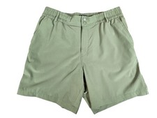 Burlebo Performance Flat Front Green Shorts Size - MEDIUM picture