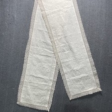 Bee and Willow Beige Tan Natural Embroidered Lace Table Runner 14