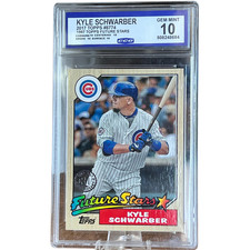 2017 Topps Kyle Schwarber Future Stars RC #87-74 | CCG 10 Rookie Card Cubs MLB💎 picture