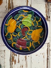 Vintage Mexican pottery fruit bowl picture
