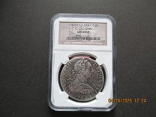 1782 El Cazador 8 Reales Shipwreck Silver. Strong Detail picture