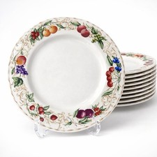 American Atelier “Florentine Fruit” Dinner Plates - 8 Available picture