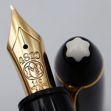 [Near mint] MONTBLANC Meisterstuck 146 70's Vintage Fountain Pen 14C 585 Nib F picture