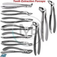 Dental Tooth Extraction Forceps Upper & Lower Molar Teeth Extracting Pliers CE picture