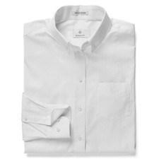 GANT Women's White Pinpoint Oxford Button Down Shirt 432666 picture