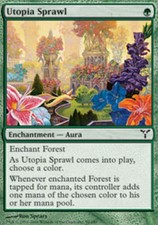 1x Utopia Sprawl Heavy Play MTG Magic - Kid Icarus - picture