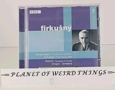 Firkuṣ̌ný CD, Mussorgsky Schubert Martinů Chopin Smetana, BBC Legends, 2008 GC picture