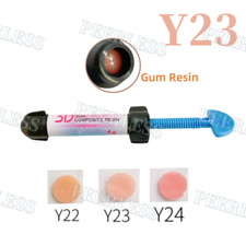 Y23 Pink Shade Gingiva Resin Dental Gum Recession Composite Syringe Light Cure picture