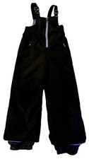 C9 by Champion Kids Black Purple Snow Bibs Size S (6-6X) Girls Snow Pants Winter picture