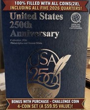 2026 SEMIQ Whitman Coin Folder 100% FILLED ,28 COINS + TRIPLE BONUS **PRESALE** picture