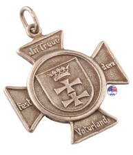 German iron cross 800 silver 1922 Danzig Coat of arms Germania Gdansk Poland art picture