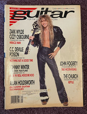 Guitar Magazine March 1989 Transcriptions Zakk Wylde Ozzy C.C. DeVille picture
