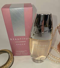 Discontinued Vintage Estee Lauder Beautiful Sheer 2.5 oz Eau de Parfum Boxed picture