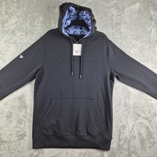 Levelwear Action Starts Here Sweatshirt Mens Medium Black Hoodie Long Sleeve NEW picture