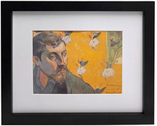 Paul Gauguin Self-Portrait with Portrait of Émile Bernard (Les Misérables) Print picture