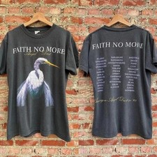 Faith No More Shirt, Faith No More Tour 92 2 Side Black T-shirt Reprint S-5XL picture