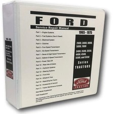 3000 Ford Tractor Technical Service Shop Repair Manual HUGE 948pgs COLOR charts picture