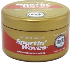 Softsheen-Carson Sportin Waves Maximum Hold Pomade 3.5 oz NEW picture