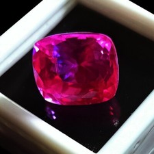 Pitambari Sapphire Cushion Cut Natural Bi-Color Certified Loose Gemstone 10.85Ct picture