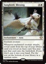 MTG Songbirds' Blessing [Secrets of Strixhaven Commander] Near Mint Magic picture