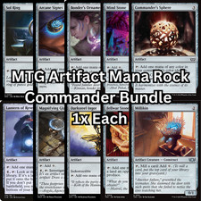 MTG Colorless Artifact Commander Deck Staples Mana Rock Set Bundl (10 Cards) NM picture