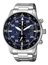 Citizen Chrono Aviator Men's Eco Drive Chronograph Watch - CA0690-88L NEW picture