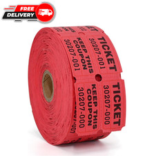 Red Raffle Tickets 2