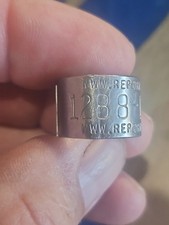 100% UNREPORTED INCOLOY CANADA GOOSE WWW.REPORTBANDGOV BIRD 1288 Duck Leg Band picture