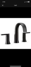 Moen TS6925BL Doux Two-Handle High Arc Bathroom Faucet - Matte Black picture