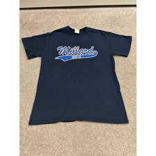 Vintage Millard South Patriots T-Shirt Mens M Navy Blue Good Distressed Graphic picture