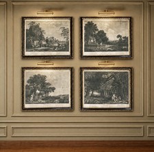 18th C William Woollett (George Stubbs) Shooting  Full Set 4 Plates Engravings picture