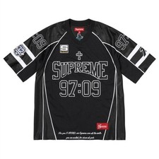 Supreme FW26 Jesus Disciples Football Jersey (Black) Size Small Jesus Christ New picture