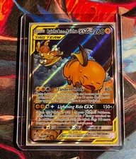 Raichu & Alolan Raichu GX 221/236 - Unified Minds Holo - Pokemon English picture