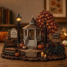Stars Hollow Halloween Wooden Decor, Where You Lead I Will Follow Wood Plaque picture