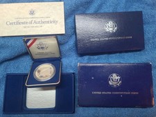 1987 US CONSTITUTION 200th ANNIV “WE THE PEOPLE” Commemorative *SILVER*Dollar picture