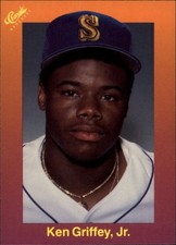 1989 Classic Travel Orange #131 Ken Griffey Jr. Mariners picture