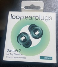 Loop Switch 2 Earplugs Brand New EMERALD picture