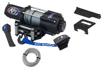 KFI 4500lbs UTV Winch Wide & Mount Kit 2020-2021 Polaris Ranger XP 1000 Texas picture