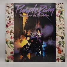 Prince Purple Rain 1984 Vinyl LP 1st Press NM/NM W/ Poster VG+ Inner Sleeve VG+ picture