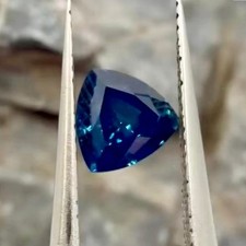 GFCO Certified 0.84Ct Natural Unheated Cornflower Blue Sapphire picture