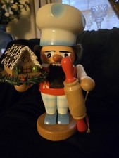 Vintage Steinbach Chubby Gingerbread Baker Nutcracker 12